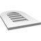 Ekena Millwork Round Top Surface Mount PVC Gable Vent: Functional, w/ 3-1/2"W x 1"P Standard Frame, 14"W x 22"H GVPRT14X2201SF - alternate 5